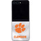 Clemson University White Jersey Galaxy Z Flip5 5G Skin